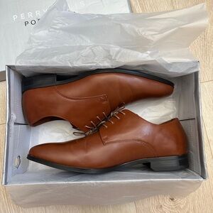 Perry Ellis Portfolio Dress Shoes Randall Brown Ultra Foam - Men’s Size 10.5